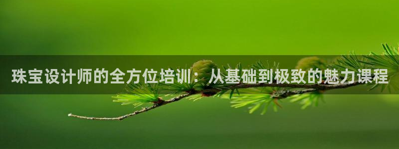 楚雄众腾娱乐:珠宝设计师的全方位培训:从基础到极致的魅力课程