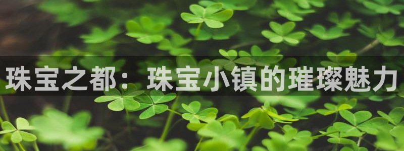 众腾娱乐文化怎么样:珠宝之都:珠宝小镇的璀璨魅力